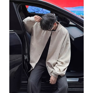 棒球服夹克男士韩版潮流拼接帅气宽松2024冬季ins外套W6220-P56图片