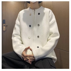 F487P55秋冬男生宽松休闲开衫毛衣外套日系休闲男生，男装针织衫/毛衣，星座512-6
