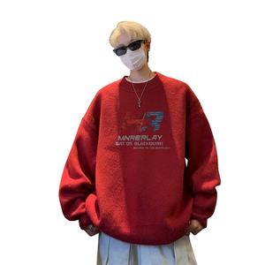 高质量！秋冬季半高领毛衣男加绒加厚线衣男针织衫男MY227-特p38图片