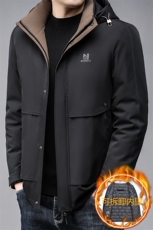 B2378高端鹅绒帽子内胆可脱卸精品羽绒服商务休闲保暖舒适，男装羽绒服，钱塘207-3