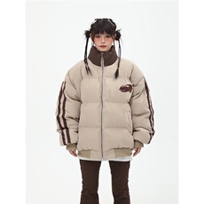 冬季做旧皮棉衣男加厚保暖宽松外套潮复古痞帅立领棉服TTM51P86，男装棉衣，星座1013-5