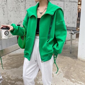 春款刺绣下摆抽绳外套，其它，茜娅图seattle