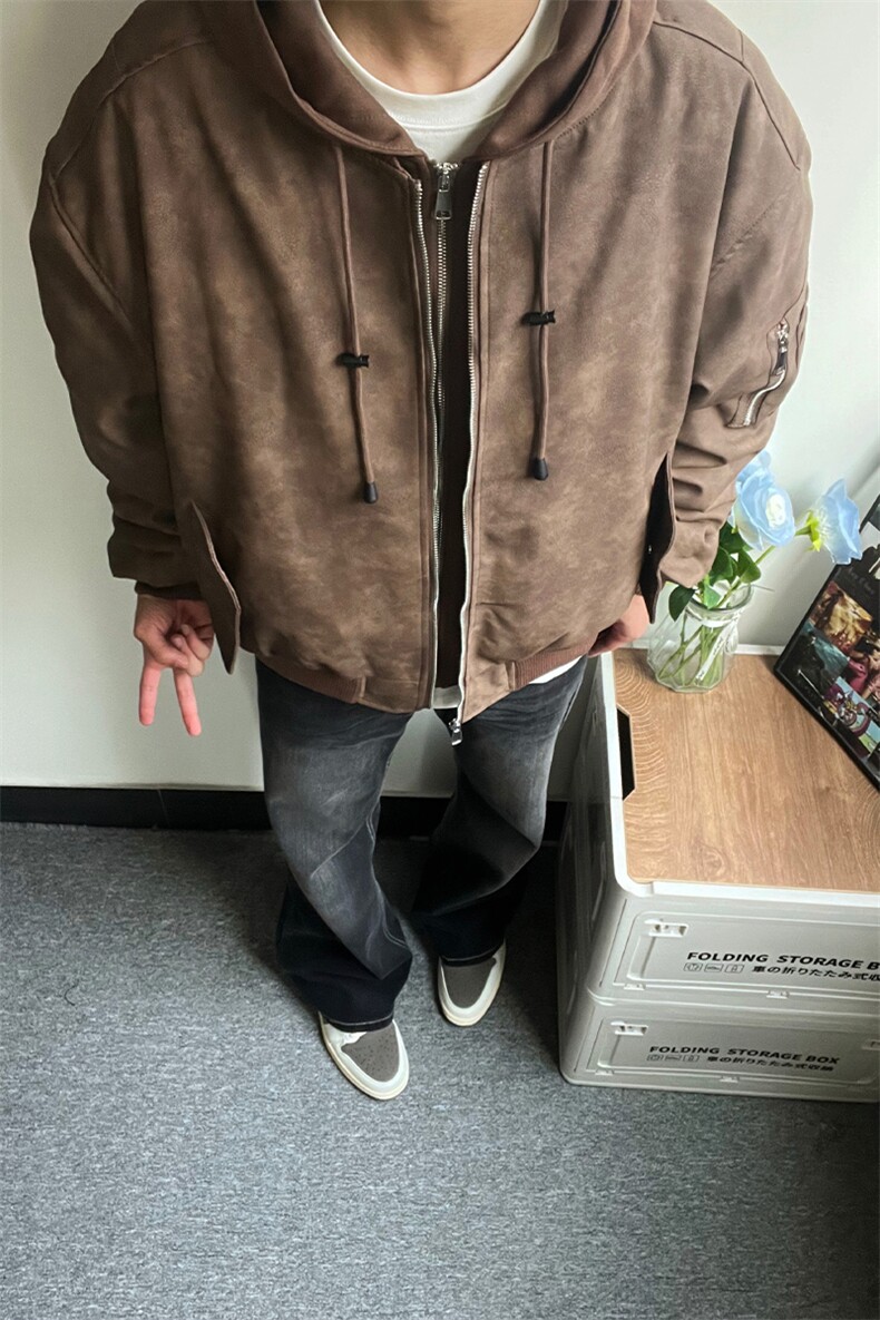 特P135无差价冬季新款时尚百搭夹棉款棉衣外套-HY8518港风内景,男装棉衣,电商A003