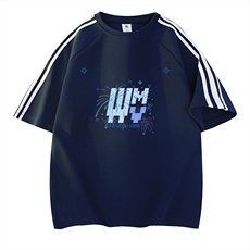 藏青拼白织带