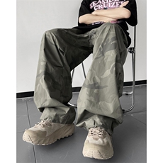 XZ612-K668-P65控88高品质！美式复古迷彩速干尼龙伞兵裤2，男装休闲裤，星座612