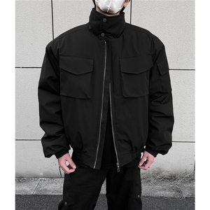 2025冬装飞行员夹克棉服厚外套男装冬季宽松立领棉衣S378特95图片