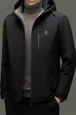 DF31801钱塘2020-2商务简约冬季厚款连帽中年男士羽绒服P225，男装羽绒服，钱塘207-2