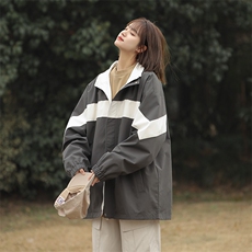 春季新款美式山系休闲纯色冲锋衣情侣潮流夹克外套JK7901-特P75，男装夹克，星座904
