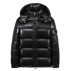 高版本90%鹅绒羽绒服潮牌短款加厚连帽亮面冬季外套男女228-P130，男装羽绒服，星座1210A