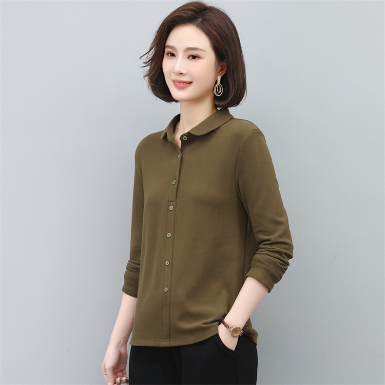 三年不下架2024新款春季短款加绒格子衬衫秋冬宽松时尚休闲衬衣女,女装衬衫,璐依舞