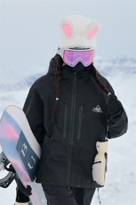 24冬时尚户外单板防水防风滑雪服男女大码加棉加厚外套M77-P160，男装棉衣，电商A001