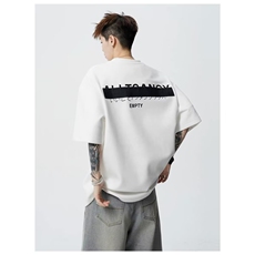 1506/GY2470/P35STA旗舰店美式字母潮牌高街重磅打底圆领卫衣，男装T恤，星座1506A