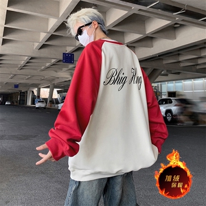 抖音得物高品质重磅二开全棉阔版支持退换 360克插肩圆领卫衣0120图片