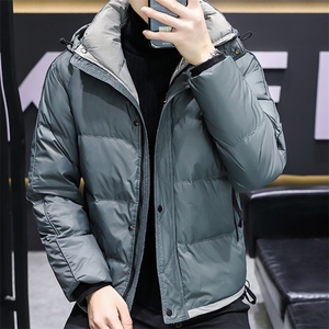新款男士标羽绒服带帽加厚白鸭绒309B-3-YK02-P170图片