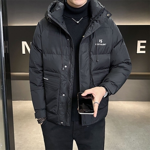 2025新款连帽羽绒服男士冬季外套 B240-YR9803-P185图片