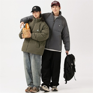 外27-2日系拼接胸口贴标羽绒服90白鸭绒(新标)YR02-P235图片