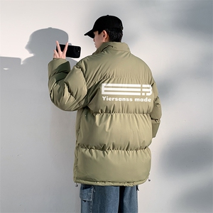 日系白底抖音直播得物品质宽松面包服棉衣外套M1145P65