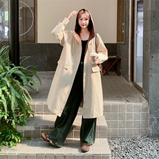 新款撞色外套2C123-1269-P160-K238，女装风衣，2C123