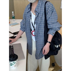 现货！网图春季格子衬衫抖音得物可送样A061-EX50588-特批28，男装衬衫，电商A061