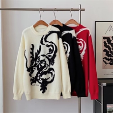 龙年本命年毛衣男毛衣潮牌圆领休闲长袖上衣Z8836P50，男装针织衫/毛衣，星座1116-2