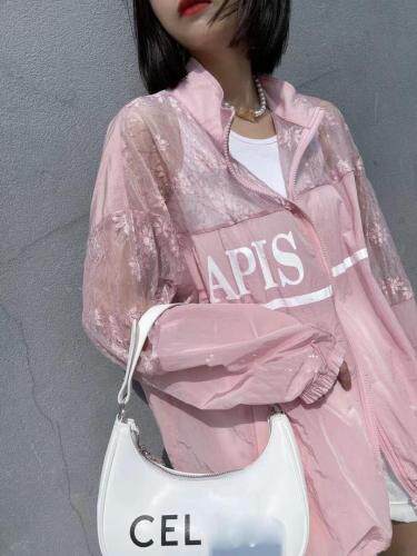 ZCL611欧洲站夏季新款2021欧货女装蕾丝拼接宽松防晒衣，女装，L·H·X