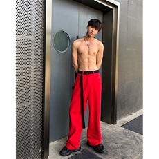 24年春夏季水洗高街vibe直筒宽松阔腿五色牛仔裤NZ2310-P55控78，男装牛仔裤，星座1002-1