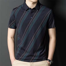 短袖POLO衫男2023春季新款纯色男装翻领衣服轻商务休闲韩版修身，男装T恤，电商B212（原钱塘6029）
