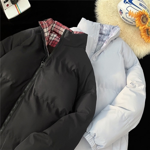抖音得物美式潮流高品质格子三防加厚羽绒棉衣外套棉服MY5555-P68图片