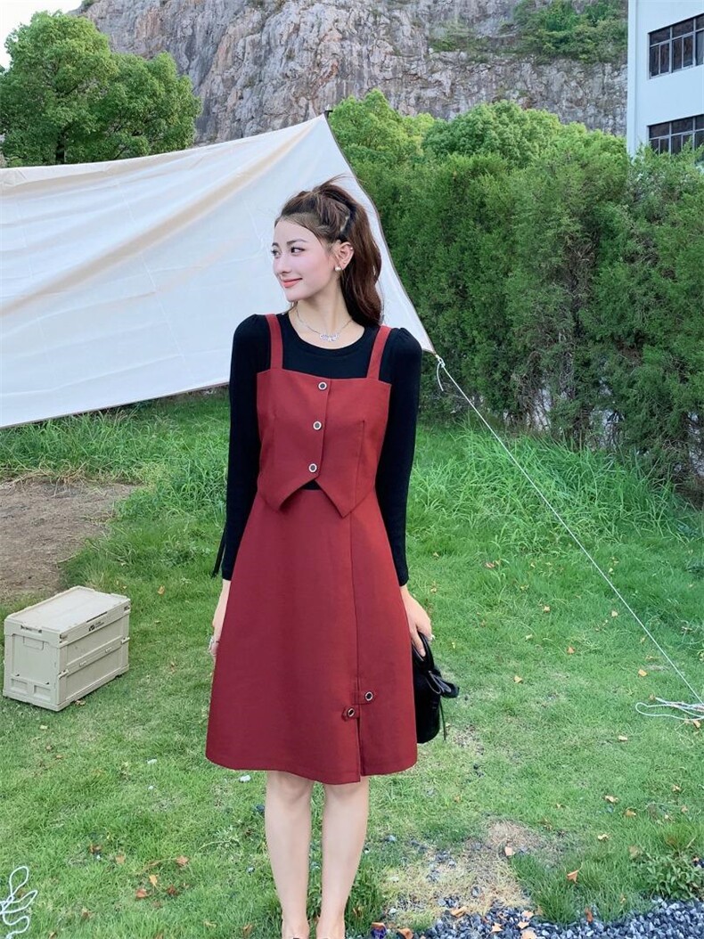 秋季连衣裙，女装连衣裙，亿炫(5F)