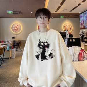 ！圆领卫衣男装港风长袖t恤男外套男 WY521-特P23图片