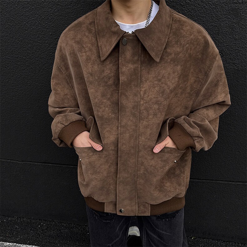 现货三防春秋款男士皮夹克外套皮衣JK308P80,男装夹克,星座1904A-1