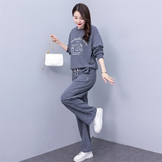 休闲运动服套装女春秋装2024年新款时尚洋气高级感时髦气质两件套，女装套装/套裙，凯瑟曼