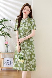 纯棉连衣裙夏季2024新款衣服大码女装超好看高端精致气质连身裙子图片