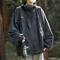 冰丝凉感防晒风衣外套男女新款宽松连帽防晒服冲锋衣W9310/P50，男装防晒衣，星座506