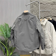 春秋新款工装翻领夹克外套男高品质潮宽松百搭休闲上衣HH390P55，男装夹克，星座1013-5