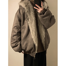 主推冬季连帽新款宽松/座山雕外套潮加厚棉衣XZ102B-1M817-P115，男装棉衣，星座102B-1