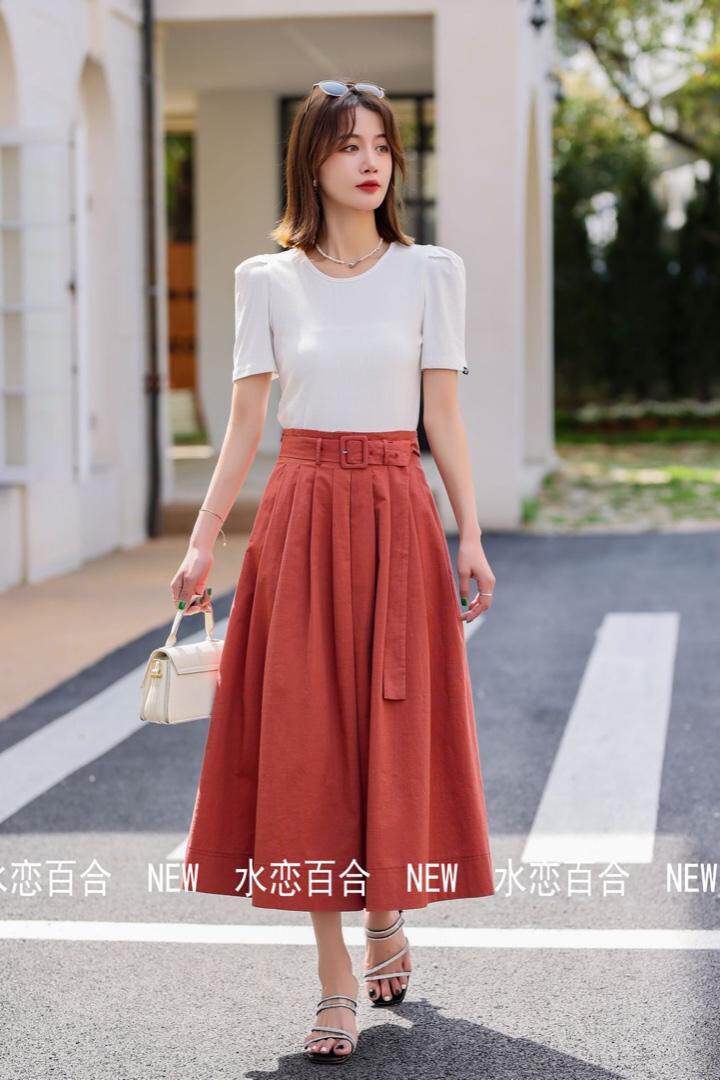 裙子，裤子，连衣裙，女装连衣裙，水恋百合