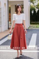 裙子，裤子，连衣裙，女装连衣裙，水恋百合