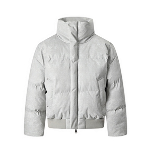 支持二开 冬装加棉加厚立领棉服男女棉衣外套光板面包服 M819-P75图片