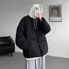 8XL-M90白鸭绒！超厚短外套羽绒服男面包服棉衣YRFC06P220控258，男装羽绒服，电商D206-1