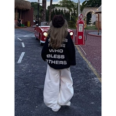 美式大码个性挂钩拼接牛仔休闲裤女辣妹高级感撞色印花NZ9009，男装休闲裤，星座516A
