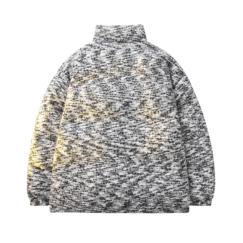 冬季冰淇淋设计彩点立领棉服港风文艺情侣款保暖棉服HY689P115,男装棉衣,电商A102B