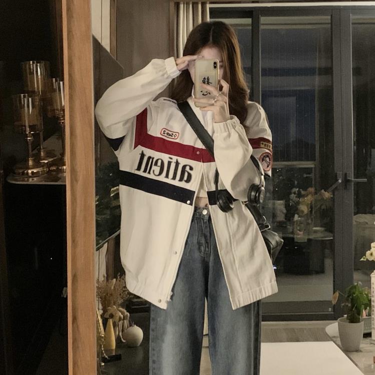A157-P90 飞行员外套春秋款棒球服复古港风百搭工装夹克图片
