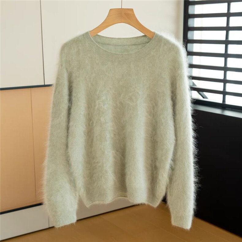 2025年秋季时尚百搭通勤简约休闲套衫，女装羊绒衫，浩晟纯山羊绒