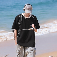 特P29控58短袖T恤菠萝格个性透气男宽松男士体恤XT2408，男装T恤，电商B370