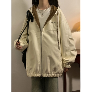 春秋季皮衣外套男女同款新款美式夹克XZ102B-1-JK2535P85图片