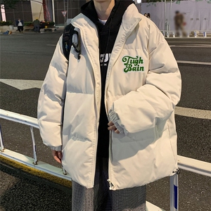 港风  秋冬新款保暖立领宽松棉服外套男 MY62038 P95控118图片