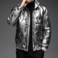 2023冬季新款羽绒服男外套中年爸爸装保暖连帽上衣BJY08182-190，男装羽绒服，电商B212（原钱塘6029）