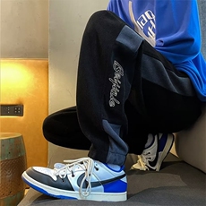 长裤时尚潮牌潮加绒加厚宽松型休闲裤潮流K2363P48加绒，男装休闲裤，星座1116-2