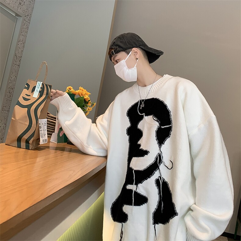秋冬新款毛衣男休闲时尚港风针织打底衫MY039-P50,男装针织衫/毛衣,星座308B-2